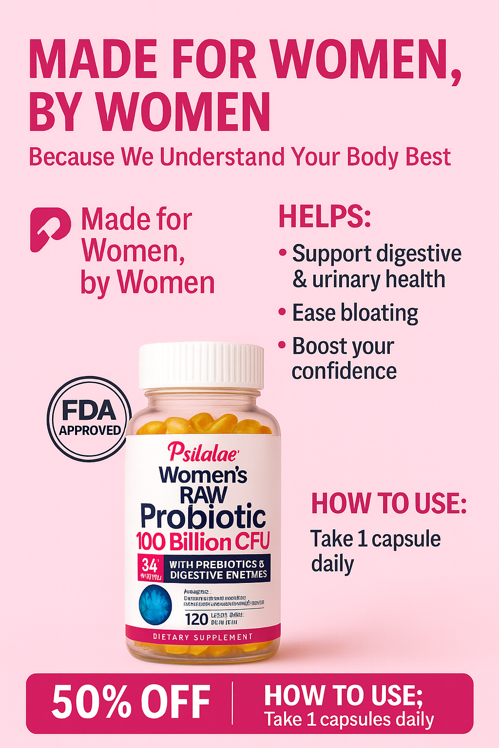 pslalae women's probiotic